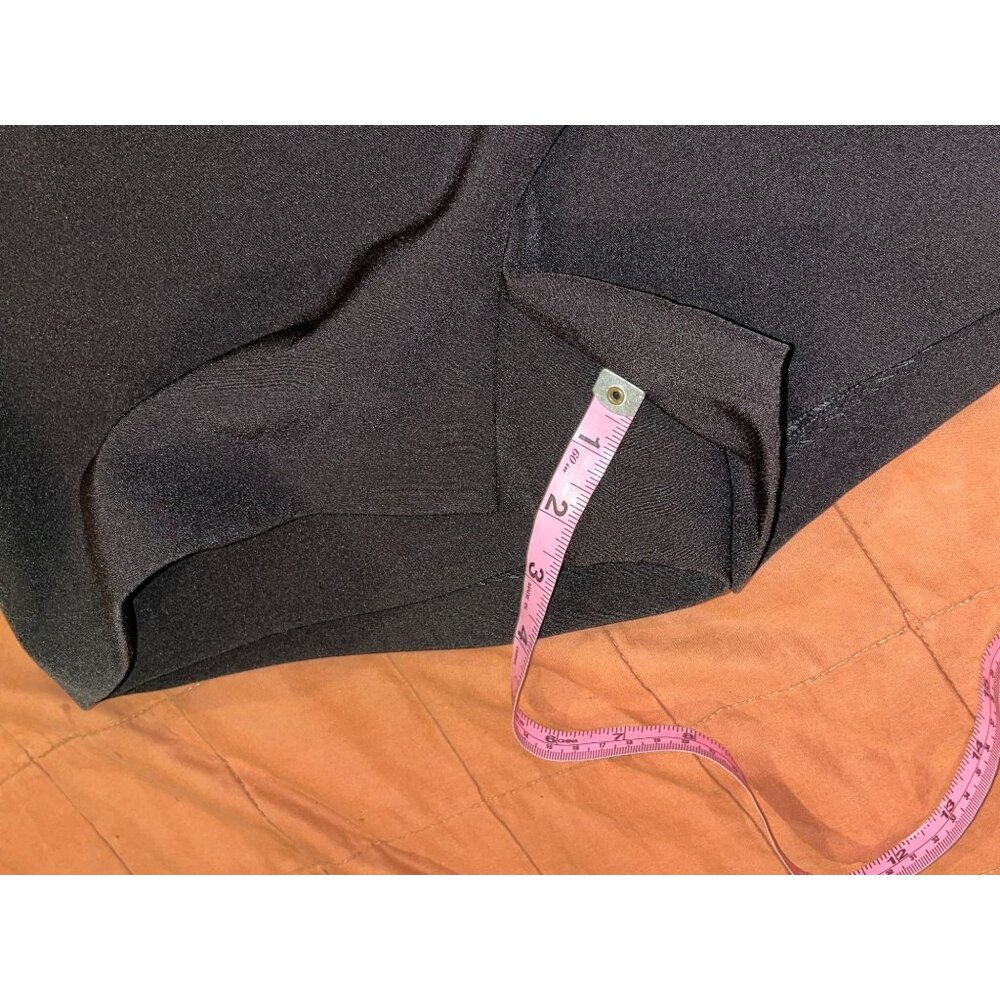 Versace Jeans Couture Black Mini Skort with Gold Ring Accents - Picture 9 of 12